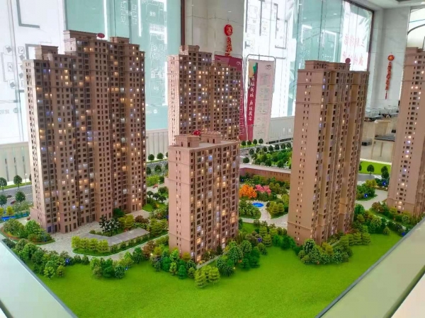 青福新城沙盤模型